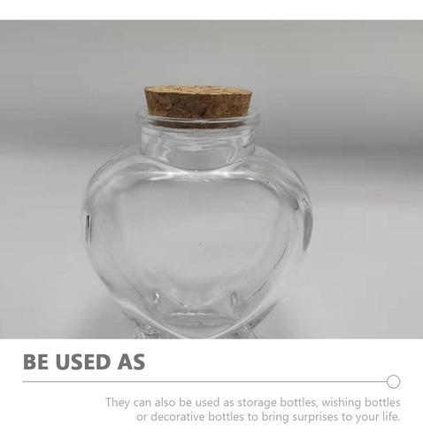 Botellas De Deseos, Botellas De Vidrio Con Forma De Gota, 10
