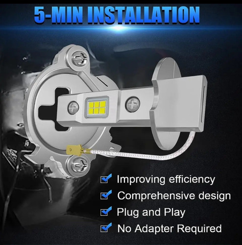 Foco Led H3 Faro Niebla Alto Brillo Excelente Calidad