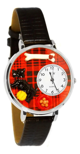 Whimsical Gifts Scottish Terrier Scottie 3d Reloj | Acabado