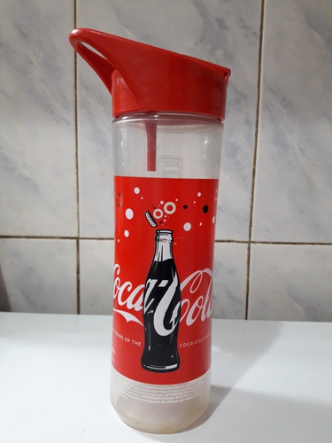 Coca Cola, Caramañola,sorbete Plastico, 100 De La Botella