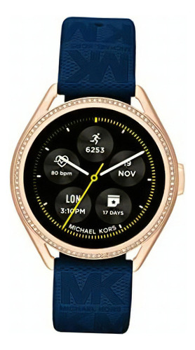 Smartwatch Michael Kors Mkt5142v De Goma En Color Azul Para