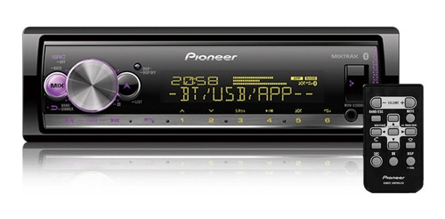 Imagem 1 de 7 de Mp3 Pioneer Mvh-x3000br Auto Rádio Dual Cor Usb Mixtrax 2020