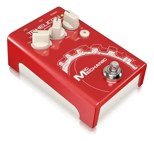 TC HELICON MIC MECHANIC 2 ボーカルエフェクター Efeitos Vocais Stompbox Tc-helicon Mic Mechanic 2 Com Reverb