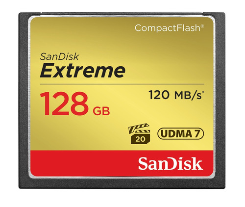 Sandisk Extreme Compactflash 128gb Tarjeta De Memoria