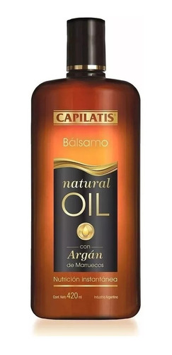 Capilatis Balsamo Natural Oil Con Aceite De Argán 420 Ml