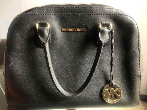 Bolsa Tote Negra Michael Kors Usada