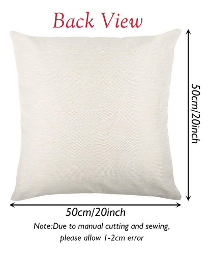 4 Fundas De Almohada De Navidad De 46 X 46 Cm, Funda De