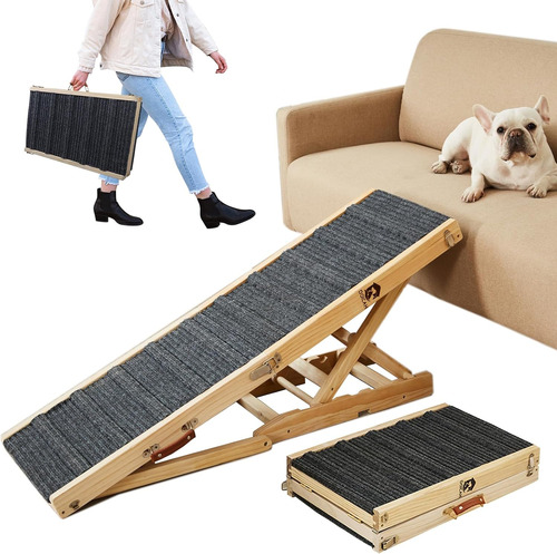 Rampa Para Perros Para Cama Rampa Ajustable Para Mascotas Pa