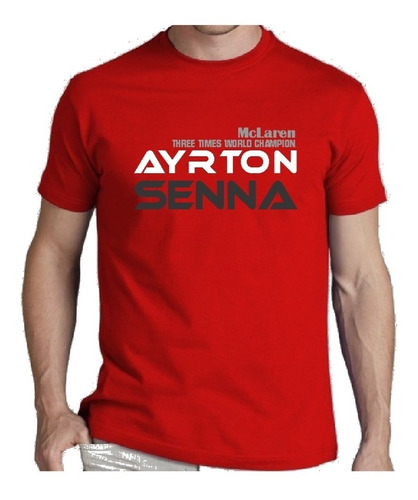 Remera Ayrton Senna F1 Formula Uno Schumacher