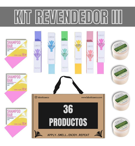 Imagen 1 de 10 de Kit Ill Revendedor 36 U. Splash Shampoo Solido Desodorante 
