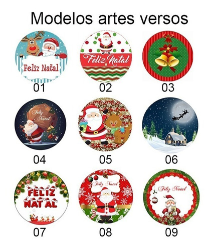 16 Bolas Acrílica De Natal Personalizadas | Frete grátis