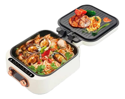 Parrilla De Olla Caliente Hot Pot Grill 3 En 1 Raf
