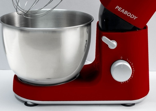 Imagen 8 de 10 de Batidora de pie Peabody PE-BM101 roja 220 V