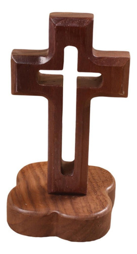 Estatua De Cruz De Madera De Artesanía Religiosa Hecha A S