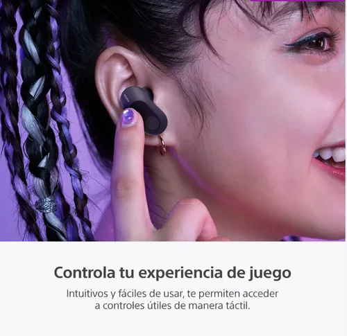 Auriculares in-ear gamer inalámbricos Sony Bluetooth WF-G700N WF-G700N negro