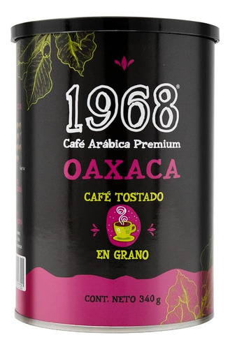 1968 Gourmet Oaxaca café tostado en grano 340gr