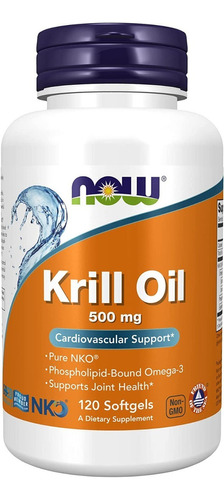 Aceite De  Krill 500 Mg  Now - Uni - Unidad A $2532