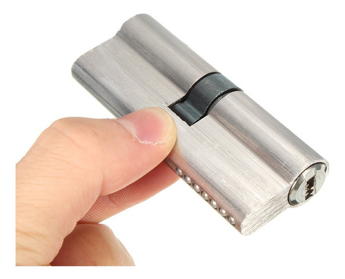 Imagen 6 de 8 de Cilindro Para Cerradura Puerta Blindada 60(30-30)mm Aluminio