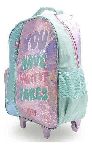 Mochila Escolar Primaria Carrito Infantil Nena Trendy Nueva