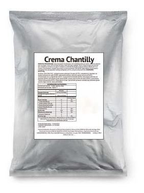 Crema Chantilly 250 Gramos En Polvo, Rinde 1,6 Lt, Postre