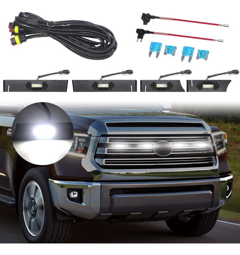 Autlight Juego 4 Luz Led Blanca Para Toyota Tundra Limited