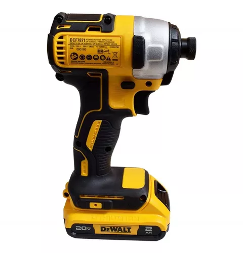 Atornillador Impacto 1/4 Brushless 20v Dewalt Dcf7871d2 Color Amarillo  Frecuencia 50 Hz