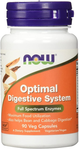 Optimal Digestive System Now 90 Capsulas Vegetales