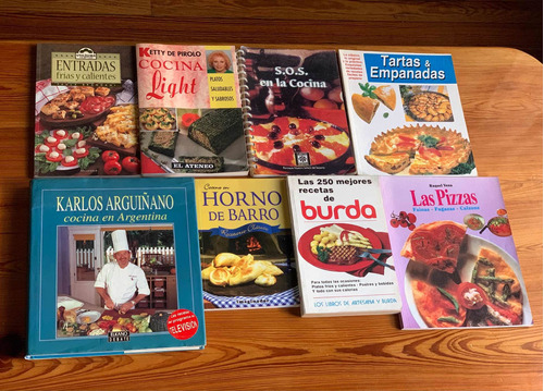 Lote 8 Libros De Cocina.excelentes.