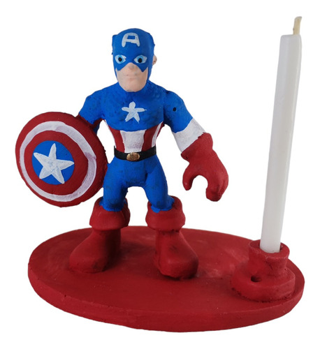 Portavela Pastel .:: Superhéroe Capitán América V1 ::.