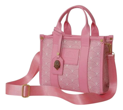 Bandolera Kurt Geiger Small Southbank Rosa Lisa Níquel Rosa