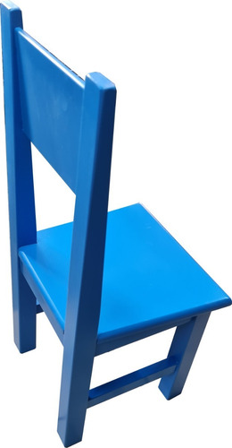 Silla Infantil Alta De Madera - Creativo Material Didactico