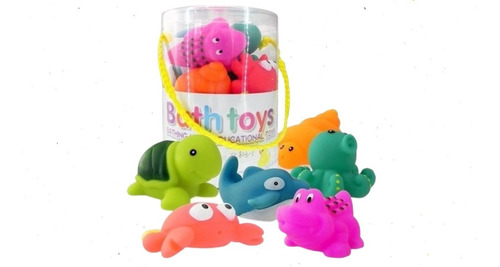 Animalitos Para El Baño Bebes 6 Piezas Original Bath Toys