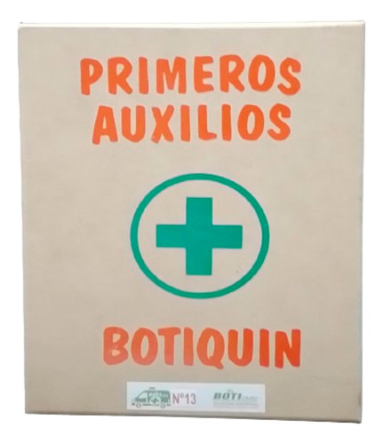 Botiquín Primeros Auxilios N° 13 - (fabricante Directo) 
