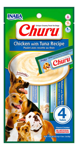 Imagen 6 de 6 de Churu Perro - Pack De 5 - Sabor A Elección - Snack Premio
