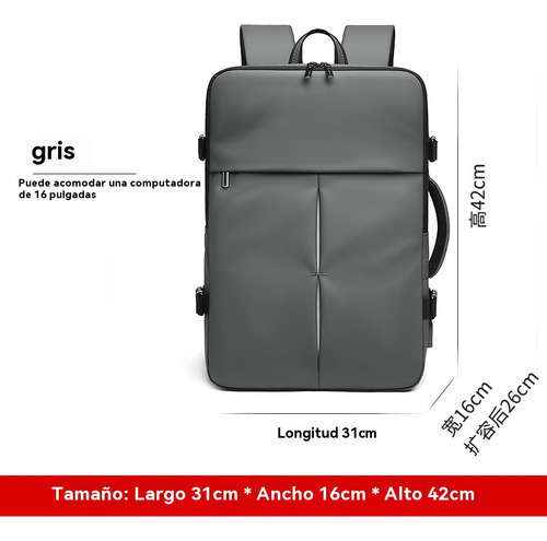 Cómoda Mochila De Viaje Para Hombre Con Computadora