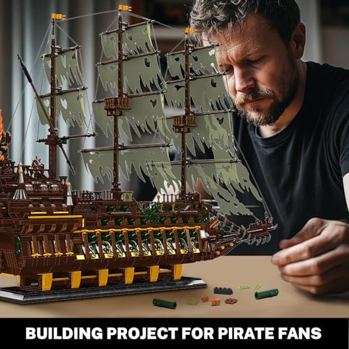 Jmbricklayer Juego De Construcción De Barcos Piratas Para