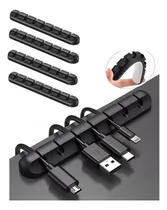 Comprar 4 Organizador Cables Escritorio Adhesivo Sujetador 28 Cables