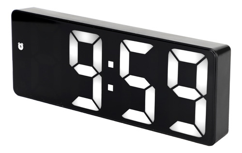 Reloj Despertador Con Espejo Led, Mesa Digital Electrónica U