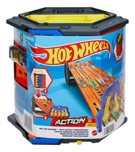 Track Set Hot Wheels Track Builder Action Roll Out Raceway