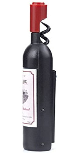 Kikkerland Magnetic Wine Bottle Sacacorchos Negro