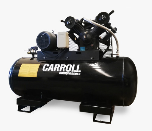 Compresor de aire eléctrico Carroll CAR-H510TI-AR trifásico 500L 10hp 220V/440V negro