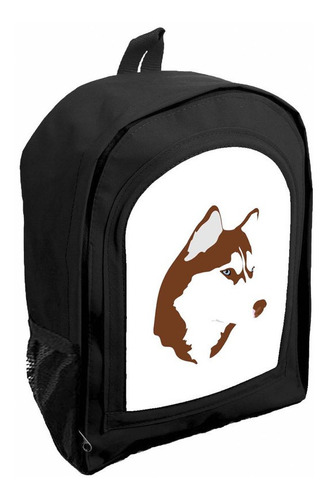 Mochila Negra Nena Nene Jardin/ Preescolar Cachorros Ar111