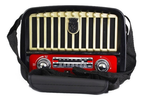 Rádio Retro Vintage Fm Am Usb Sd Bluetooth Bateria J-108t
