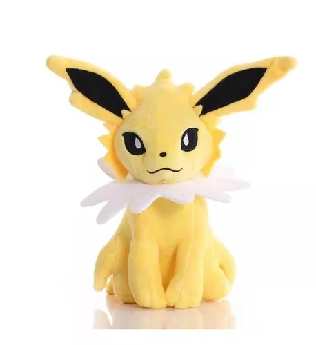 Jolteon Evoluções Evolution Eevee Pokemon Pelúcia 17cm