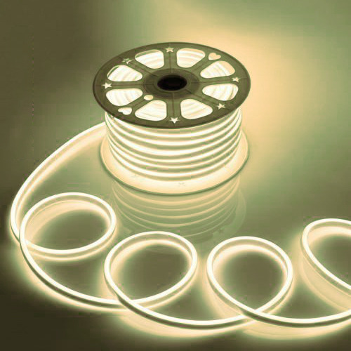 Tira Manguera Luz Led Blanco Neutro Flexible Neon Exterior 50mts Veoquiero