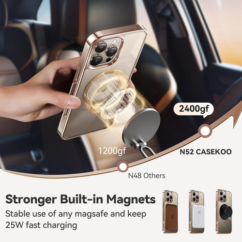 Capa Casekoo Desert Titanium Para iPhone 16 Pro Max Com 3...
