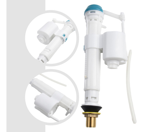 Reemplazo Del Adaptador De Inodoro Blanco Con Válvula De Lle