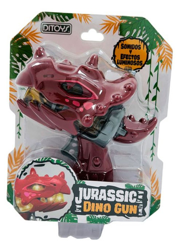 Jurassic Dino Gun Con Luz Y Sonido