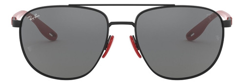 Lentes De Sol Black Espejados Ray-ban Ferrari Rb3659mf0026g