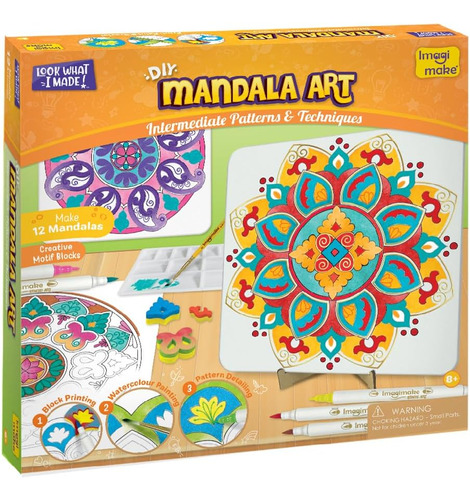 Kit De Arte Mandala | Set De Pintura De Acuarelas | 12 ...